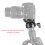 DY-60N Tripod  Leveling Base Adjusting Plate with Bubble Level for DSLR Camera 6