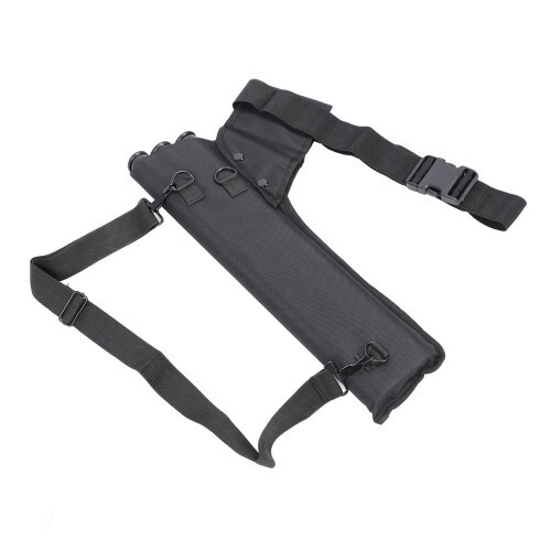 Adjustable 3 Arrow Quiver Belt for Compound Recurve Bow Practice Black