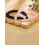 Couple Beaded Bracelet Black Pink 2 pcs 3