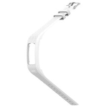 (White) For Vivofit 1/2 Silicone Watch Band Strap Wristband Bracelet Wear-resist