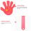 Claque-mains en plastique rouge, 10 pièces 5