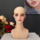 Small PVC Display Head Nonslip Feature Mannequin Head For Wig 4