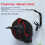 Motorcycle Helmet Rack, Metal Helmet Holder Wall Mount with Hooks Silver 4