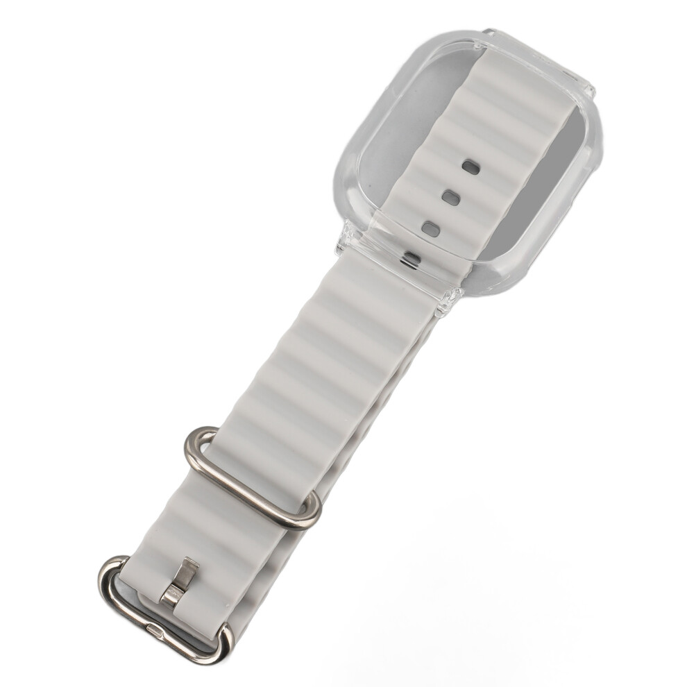 Replacement Silicone Watch 4 Band 24.5Cm, Quick Release Grey 8461390904576