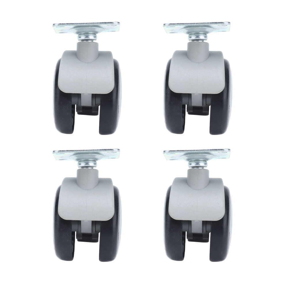 4Pcs Rubber Brake Swivel Caster Wheels 50Mm For Chairs & Furniture 9401391472475