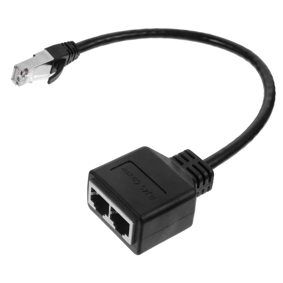 Ethernet Splitter Cable Male To Dual Female Rj45 Adapter With Dual Port Expansion For Stable Network Connection 9330225101093