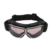Wind Sand Motorradbrille, verstellbar, UV-Schutz, 180x80mm, Schwarz