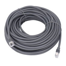 49ft Waterproof Rectangular Satellite Extension Cable, Cat6 Outdoor High Speed