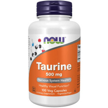 NOW Foods Taurine 500mg Eyes & Nervous System