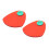 2pcs Dental Light Shading Board PP for Light Curing Machine Red 1