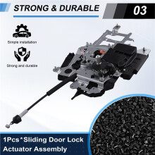 Sliding Door Lock Actuator Assembly Rear Door Lock for Sedona Carnival 2007-2014 Left 814404D503
