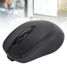 Wireless Bluetooth 5.0 & 2.4G Dual Mode Mouse 800-1600 DPI Rechargeable Black