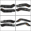 Golf Cart Fender Flares Front Rear Replacement 4 Pcs 3