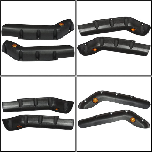 Golf Cart Fender Flares Front Rear Replacement 4 Pcs 2