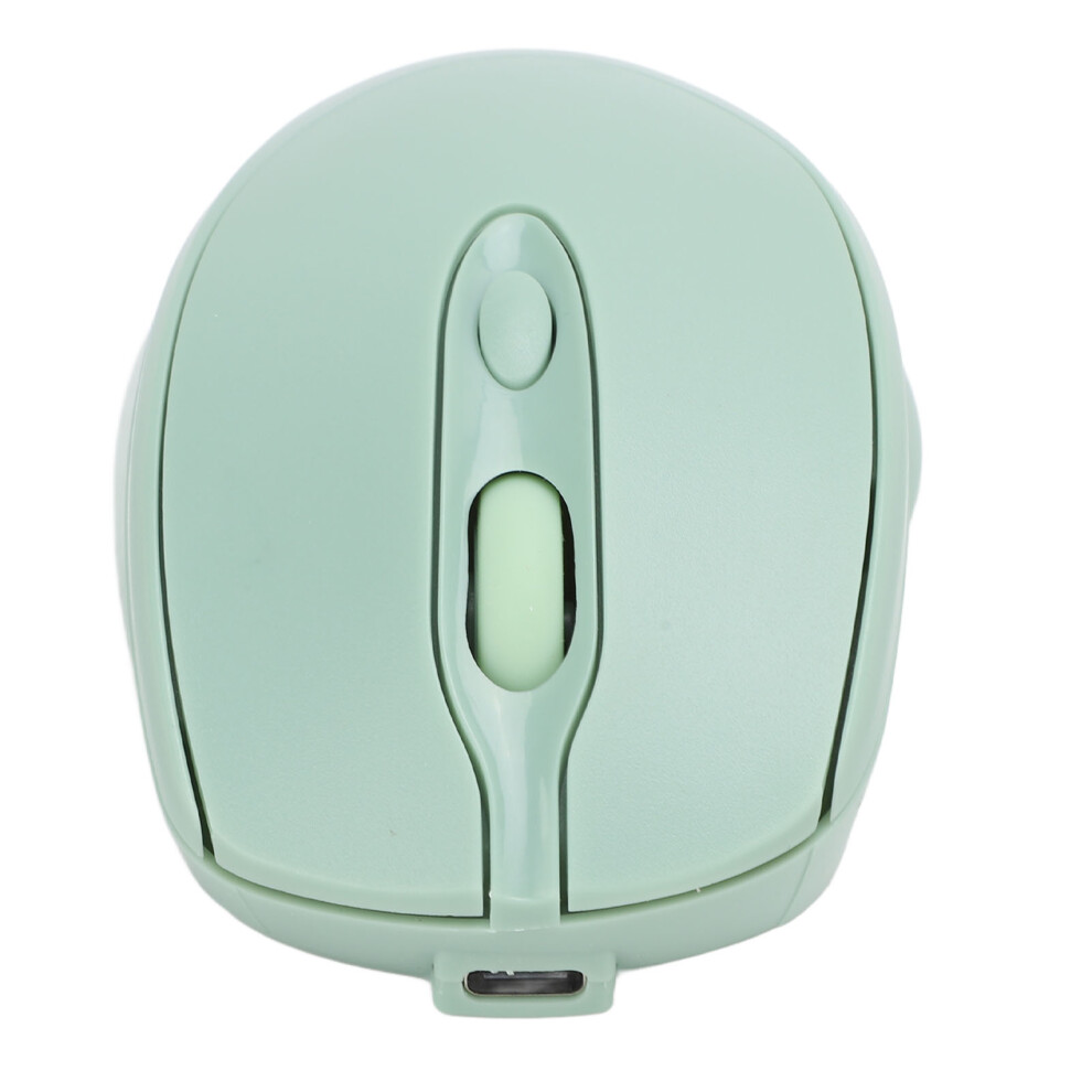 Wireless Bluetooth 5.0 & 2.4G Mouse, 800/1200/1600 Dpi, Rechargeable Green 9331390906391
