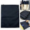 Oxford Cloth Compression Bag Navy 40x50cm 2