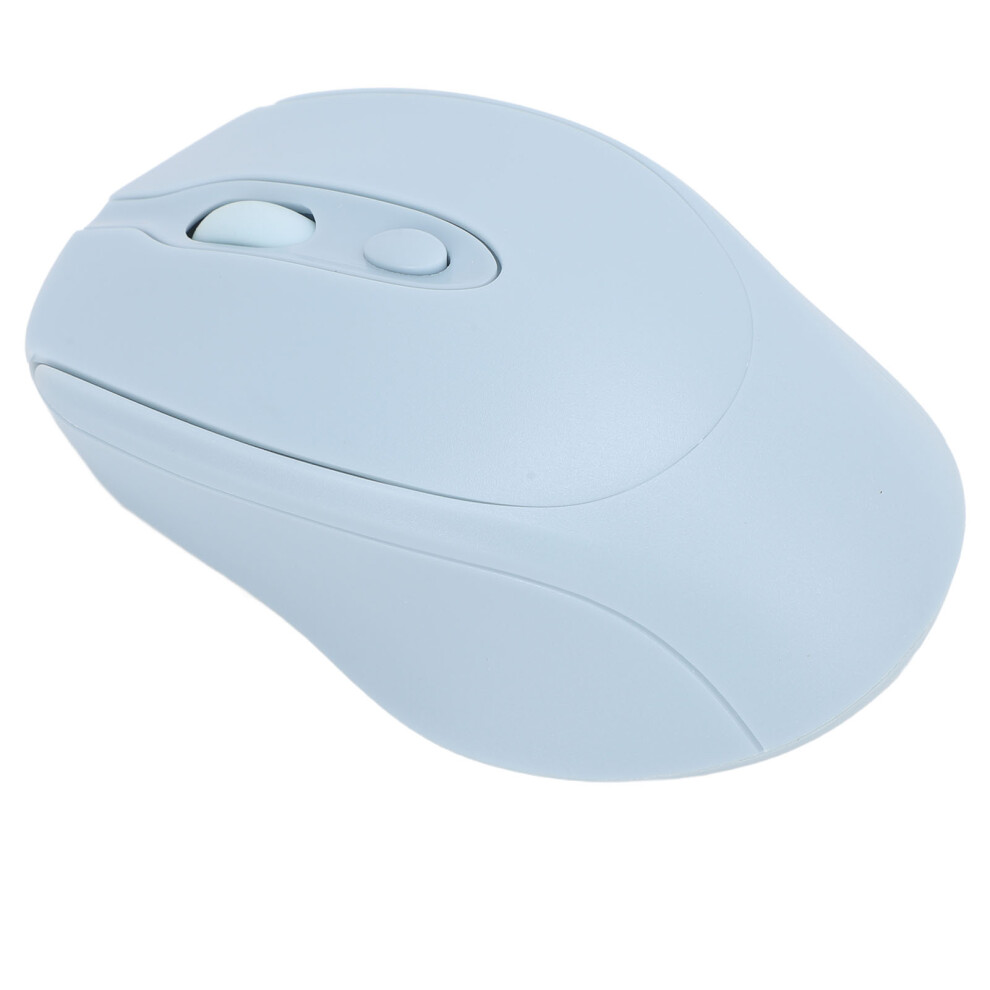 Wireless Tooth 5.0/2.4G Mouse With 800/1200/1600 Dpi, Rechargeable Blue 8731390906338