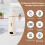 Electric Kettle Portable 450ml Multi-Temperature Keep-Warm 3