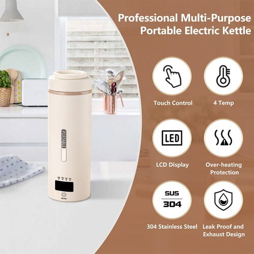 Electric Kettle Portable 450ml Multi-Temperature Keep-Warm 2
