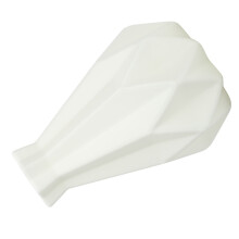 Minimalist Ceramic & Plastic Vase Geometric Flower Holder for Lounge Table 19cm