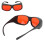532NM Red Laser Safety Goggles PC Eyeshield, OD=6+48%, Black 9