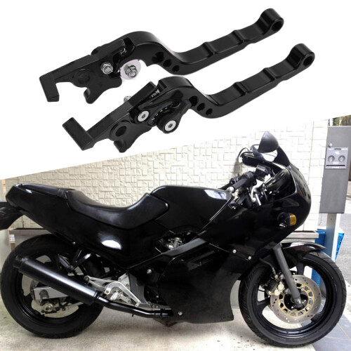 CNC Aluminium Bremsgriff schwarz Motorrad