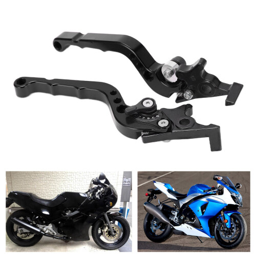 CNC Aluminium Bremsgriff schwarz Motorrad 1