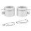 Aluminium Alloy Flagpole Ring 1in Pair 7