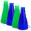 Plastic megaphone party toy assorted colors 4 pcs 4