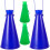 Plastic Megaphone Party Toy Assorted Colors 4pcs 7