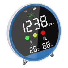 Desktop CO2 Detector 400-5000ppm, Temp & Humidity Display