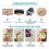 Sublimation Car Coasters Blanks 2.75 Inch 40 pcs 4