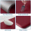 Red Kitchen Mats Anti-Fatigue Non-Skid 2 pcs 3