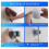 No-Drill Adjustable Shower Head Bracket Set, Wall Mount for Easy Installation & Secure Use 5