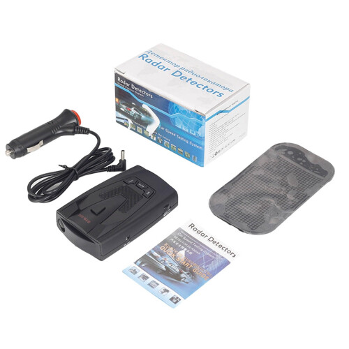 Car Radar Detector 360 FullFrequency Detection Long Range Speed Alerts DualLanguage Voice Warning