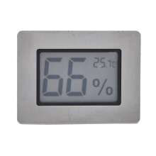 Mini digitalt LCD-hygrometer for presis overvåking, digitalt innendørstermometer sikrer pålitelig temperatur- og fuktighetsmåling i sigarboks,
