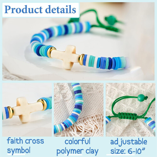 Colorful Soft Ceramic Braided Bracelet 1 piece 2