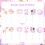 Two The Moon Birthday Cupcake Toppers Pink Planet Rocket 6