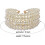Conjunto de colar e brincos com pérolas sintéticas da moda 2