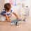 Requin télécommandé - Voiture robot LED rechargeable avec queue ondulante et rotation à 360 6