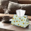 Daisy Bee Print PU Leather Tissue Box Cover, Rectangular Tissue Holder for Tabletop/Bathroom/Car/Office – 2 Pcs 4
