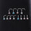 CZ Nose Studs Stainless Steel Corkscrew 8 pcs 4