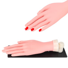 Nagelkunst Übungshand-Modell, künstliche Hand für Maniküre-Training