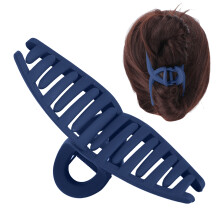 Non Slip Hair Claw for Medium Hair Navy Blue Decorative Hair Clip Women