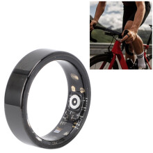 Water-Resistant Smart Health Ring | Black, 20mAh Battery, 7-Day Battery Life