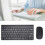 Wireless 2.4G USB Keyboard Mouse Combo, Slim, Ergonomic, Black 1
