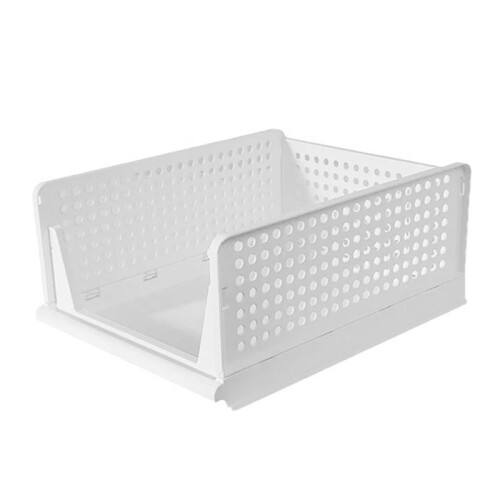 3X Stackable Wardrobe Storage Box Multi-Function Foldable Suitable for Wardrobe Storage Clothing Drawer Storage Box 1