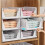 3X Stackable Wardrobe Storage Box Multi-Function Foldable Suitable for Wardrobe Storage Clothing Drawer Storage Box 5