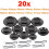 Universal Snap-On Front Lens Cap Cover 20PCS 2