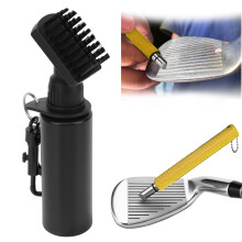 150ml Leakage-Proof Club Cleaner Water Brush with Clip & Sharpener, Gold